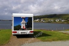 Photo 6x4 Dunvegan from Kinloch A Swiss caravan offers an unusual trompe- c2010
