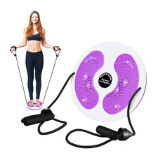 Herefun Twist Waist Disc Board with Drawstring, Fitness Turntable Waist