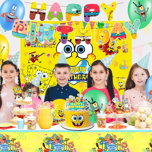 Spongebob birthday decorations - birthday,
