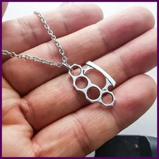 Brass Knuckles Pendant