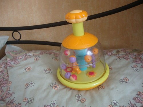 Spinning top toy - spinning, with