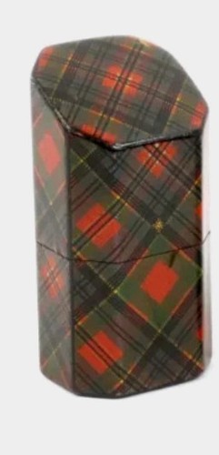 Tartan ware needle - needle, box