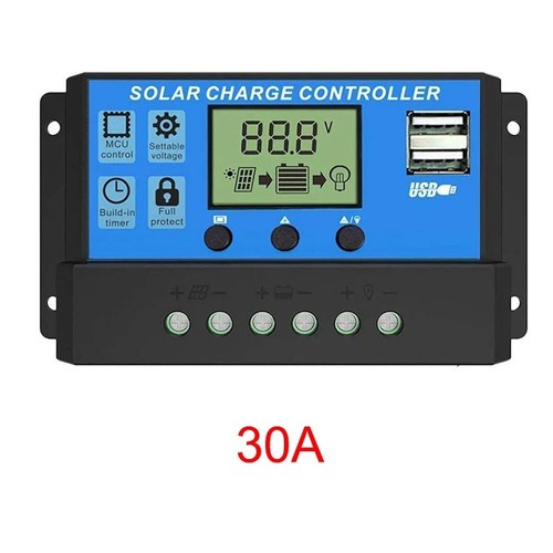 30a pwm solar panel - panel, regulator