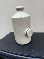 Antique Ceramic Bed Warmer Stoneware Stone Coloured 2kg