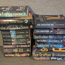 Sue Grafton Kinsey Milhone Alphabet Series Huge Book Bundle x17