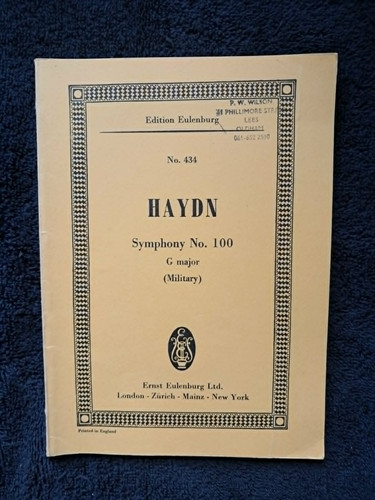 Haydn symphony 100 major - symphony, no.100