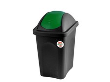Black Tipping Bin with Lid 30