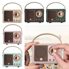 Retro Bluetooth Speaker   Old Fashion Portable Wireless Bluetooth