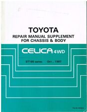 TOYOTA CELICA MK4 (T160) 4WD ORIG. 1987 FACTORY CHASSIS REPAIR MANUAL SUPPLEMENT