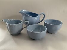 J &G Meakin GlamourCeleste Blue  2 jugs &2 sugars