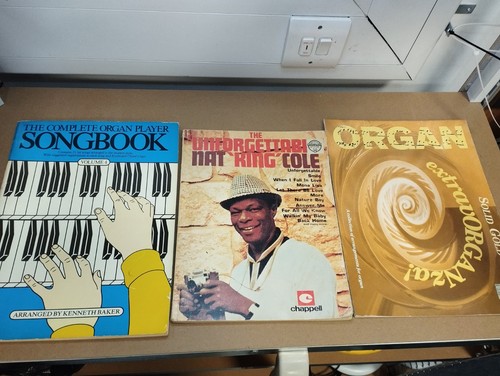 Organ music books nat king - organ, &