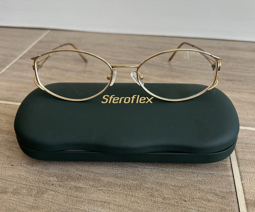 Versace eyeglasses gold oval - eyeglasses,
