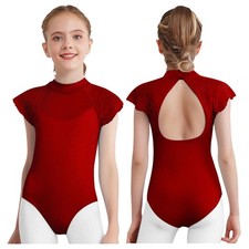 Kids Girls Lace Cap Sleeve