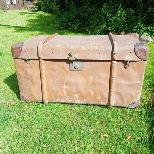Vintage canvas leather and - canvas,