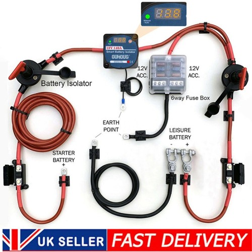 10m battery split charge - battery,