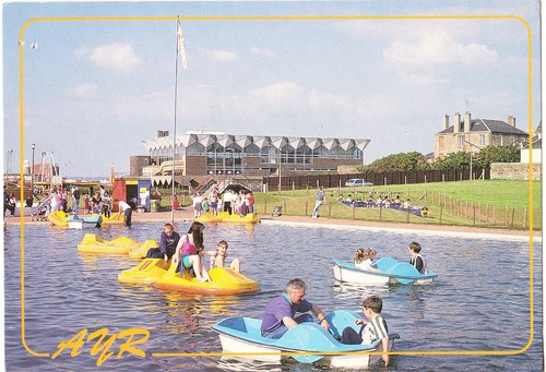 Ayrshire postcard fun town - ayrshire,