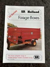 SR Holland 20 Series Forage Box trailer Leaflet… Silage Grass Classic Tractor