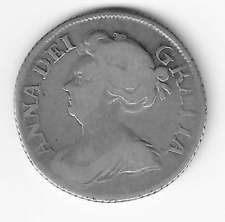 Queen Anne Shilling 1s Coinage