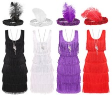 1920'S DELUXE FLAPPER DRESS