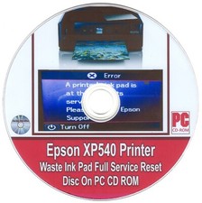 Epson xp540 printer waste - xp540,