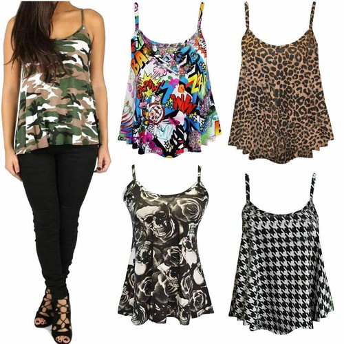 Womens ladies cami sleeveless - ladies,