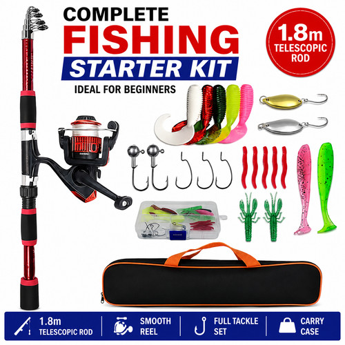 Junior kids fishing rod - fishing,