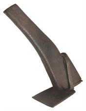 Very Old Wood Handle Stirrup Adze - WOODWORKING TOOL