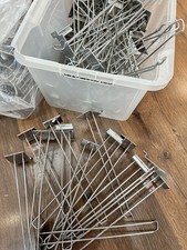 30pcs HEAVY DUTY SLATWALL EURO HOOKS size: 30cm / 12 inch 