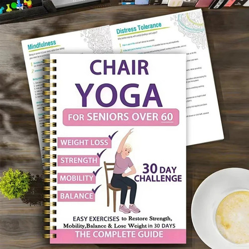 Chair yoga for seniors - seniors, 60+