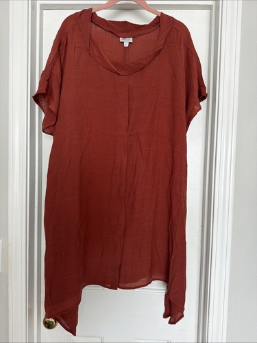 Nwt avenue red tunic flowy - avenue,