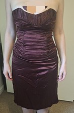 Burgundy Midi Prom Or Weddind