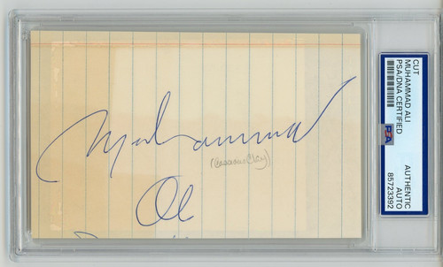 Muhammad ali signed - ~,