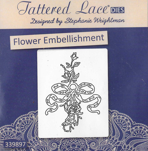 Tattered lace flower - tattered,