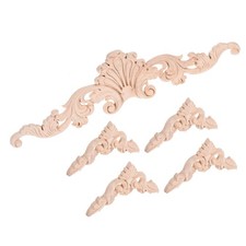5pcs Wood Appliques Onlays for