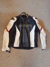 Dainese G Racing Titanium Leather Jacket  48 Eu58
