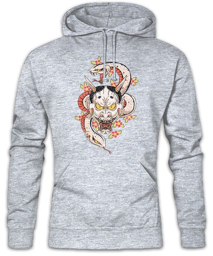 Oni tattoo hoodie sweatshirt - oni,