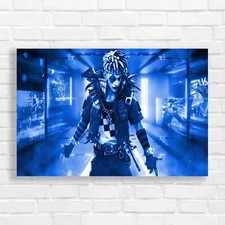 Stylized Gaming Character Blue