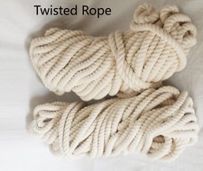 2mm to 20mm  Beige Cotton