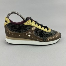 Desigual Womens Low Top Sneakers Boho Studded Hippie Trainers Shoes 36 US6 UK3.5
