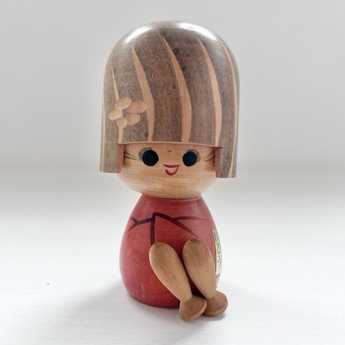 Vintage japanese seated girl - vintage,