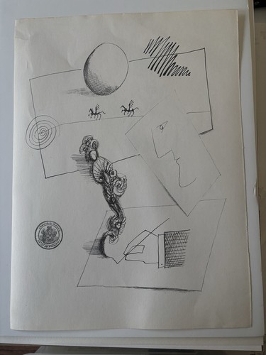 Saul steinberg double sided - saul, steinberg,