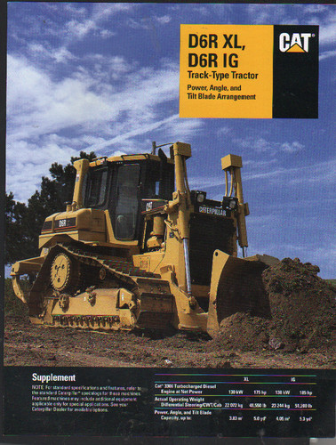 Caterpillar d6r and ig - d6r,