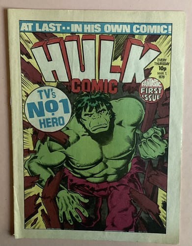 Hulk comic british marvel - comic, #