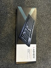 Advent K112 Wired Keyboard Black, USB Connector Cable, Number Keypad