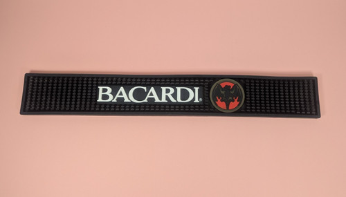 Bacardi rubber bar mat - bar,