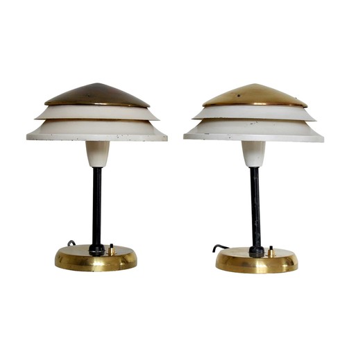 Pair 1950s mid century - pair,