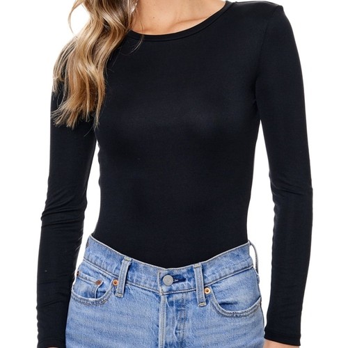 Elodie black ribbed - black,