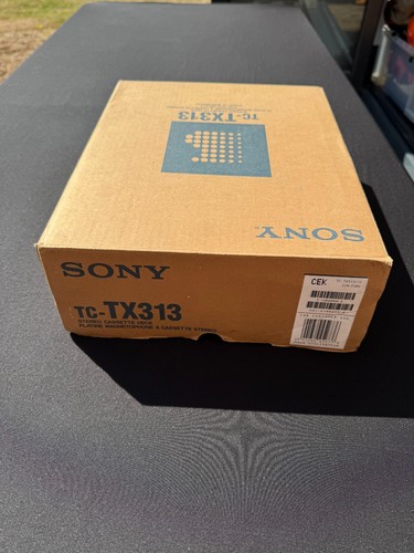 Sony tx313 cassette deck - sony, tc‑tx313