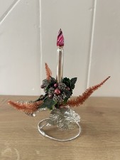 Vintage Mercury Glass Candle