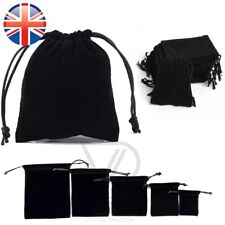 VDL Velvet Gift Bags Wedding Favour Velvet Jewellery Gift Pouches Oval 14 Sizes